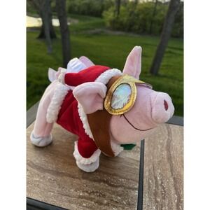 Gemmy Animated Christmas Pig Dances And Sings " I‎ Just Wanna Fly"